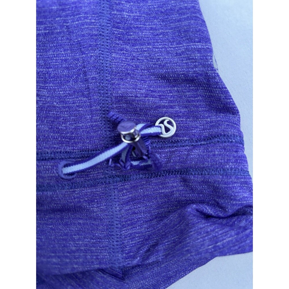 Lululemon Rest Less Tank Top Heather Bruised Berry Wee Striped Women’s Size 2 - Picture 4 of 10